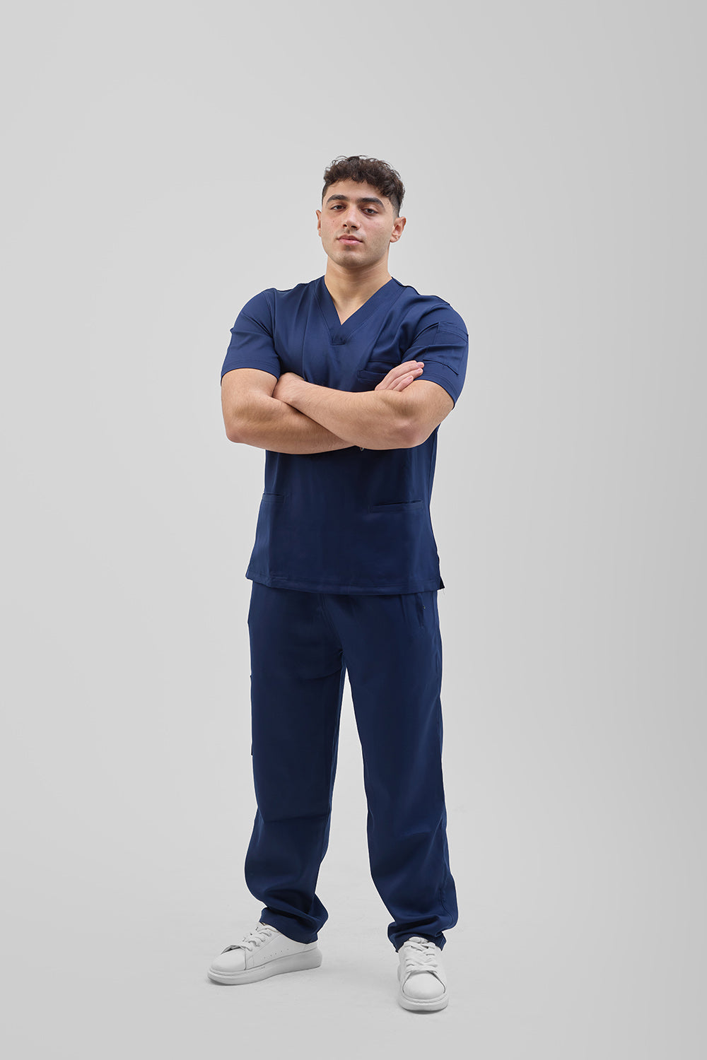 Navy blue scrub