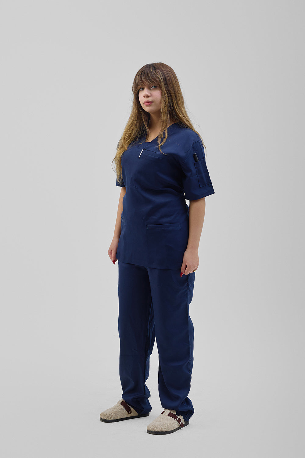 Navy blue scrub