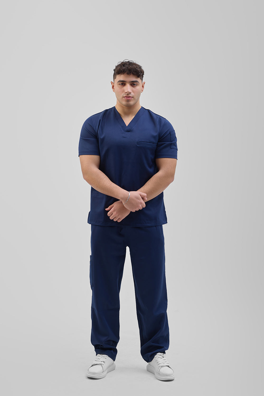 Navy blue scrub