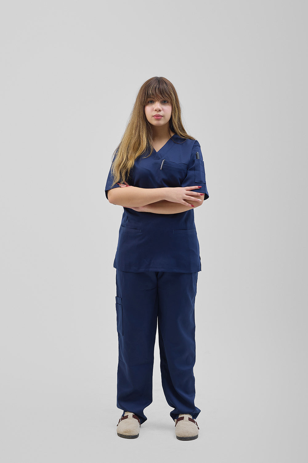 Navy blue scrub
