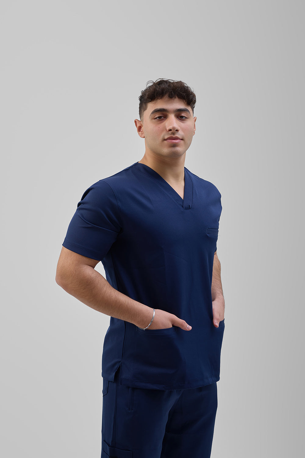 Navy blue scrub